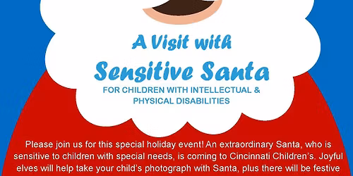 CC Family Relations Presents: A VISIT WITH SENSITIVE SANTA