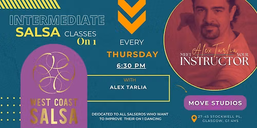 \ud83d\udd25Intermediate Level\ud83d\udd25West Coast Salsa Class