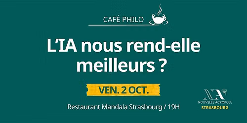 Caf\u00e9 philo: l'IA nous rend-t-elle meilleurs?