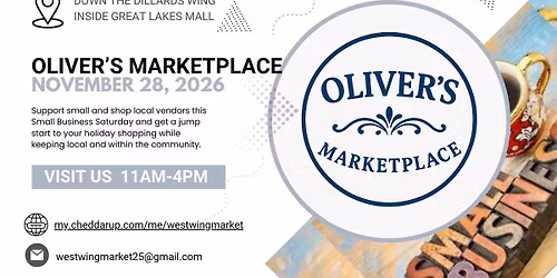 Oliver's Marketplace-Small Business Saturday\ud83d\udecd\ufe0f