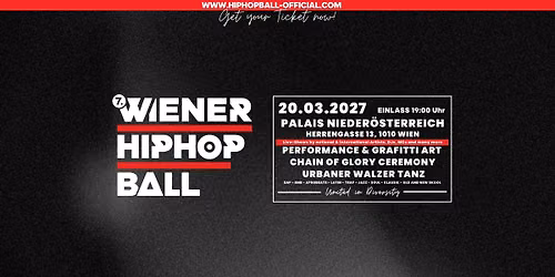 7. Wiener HipHop Ball | Palais Nieder\u00f6sterreich, 1010 Vienna