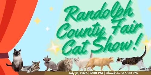 Randolph County Fair Cat Show!