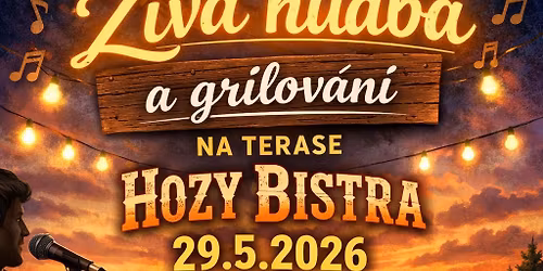 \u017div\u00e1 hudba a grilov\u00e1n\u00ed na terase