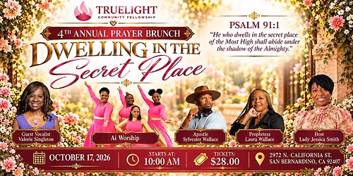 TCF's 4th Annual Prayer Brunch | Dwelling In The Secret place