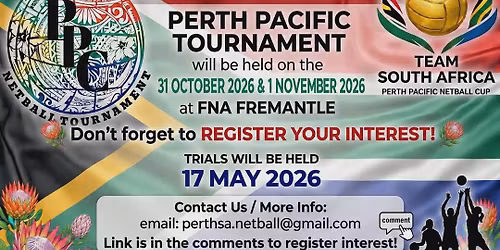Perth Pacific Cup Netball Tournament