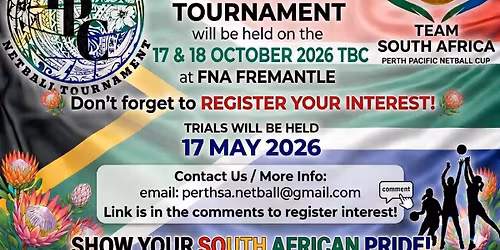 Perth Pacific Cup Netball Tournament