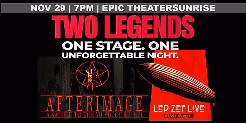 Rush\/LedZep Tribute @Sunrise Epic Theater