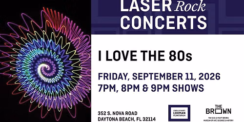 Laser Rock Concerts: I Love the 80s