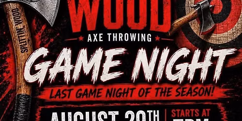 Splittin Wood Game Night