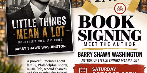 Little Things Mean a Lot Book Signing | A Busboys and Poets Books Presentation