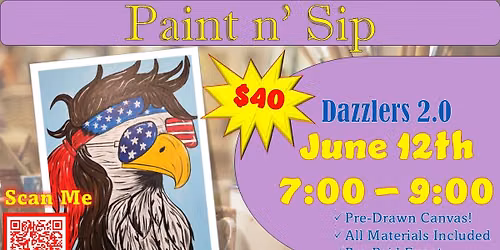 Paint n' Sip w\/Errant Artistry @ Dazzlers 2.0 - Anderson