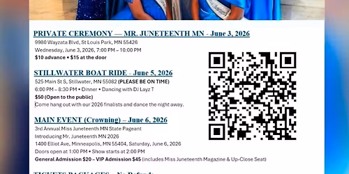3rd Annual Miss Juneteenth MN Introduces Mister \/ Mr. Juneteenth MN 