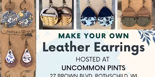 Make Your Own Leather Earrings
