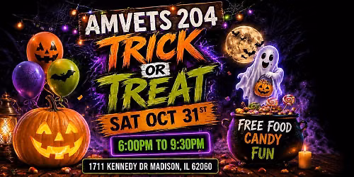 Amvets Halloween Trick or Treat! 