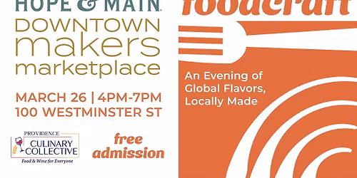 Foodcraft: an elegant Makers Market \u2013 Meets \u2013 Cocktail Party