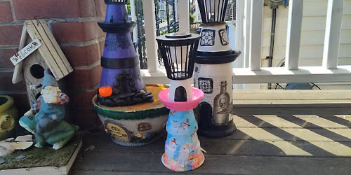 Beachy or Haunted Solar Lighthouse Sunday Class