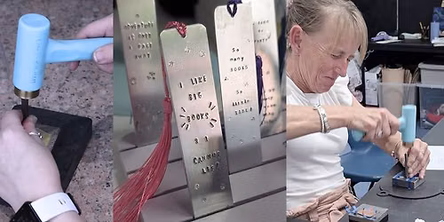 Metal Stamping Workshop - Make your own keyrings or bookmarks