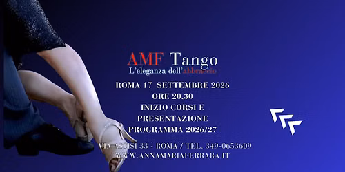 AMF Tango Inizio corsi 2026\/27