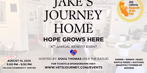 An Evening with Jake's Journey Home - 6th Annual Benefit Event