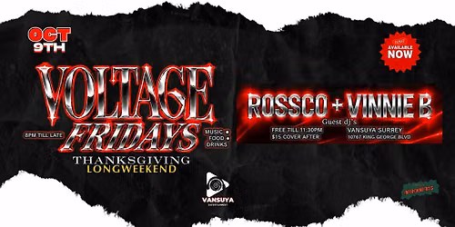 Voltage Fridays Launch Party | Hear It Here First