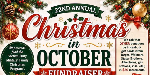 Christmas in October Fundraiser