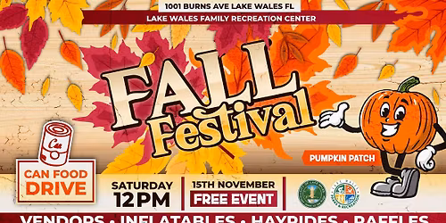 City of Lake Wales Annual Fall Festival 