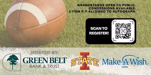 Youth Football Clinic with Iowa State Football Players!