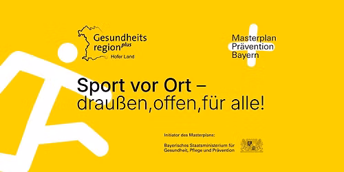 Sport vor Ort \u2013 drau\u00dfen, offen, f\u00fcr alle!