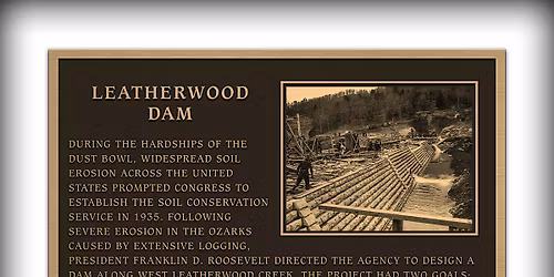 Leatherwood Dam Plaque Fundraiser