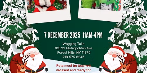 Pet Pictures with Santa and the Grinch 