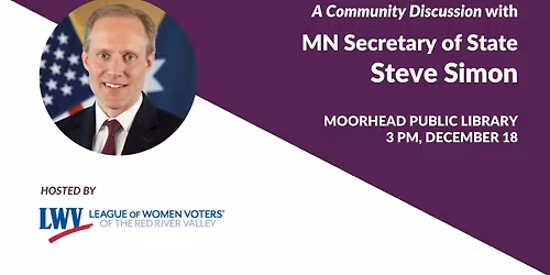 Community Discussion with MN Secretary of State Steve Simon