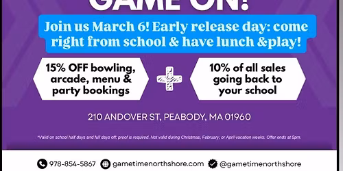 Early Release at Game Time!