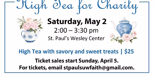 High Tea for Charity