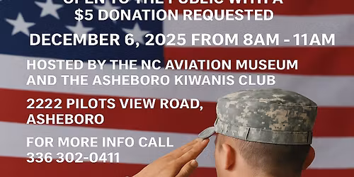 NCAM's Annual Pancake Breakfast for Veterans