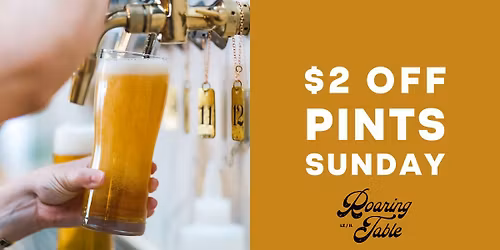 $2 OFF Pints Sunday