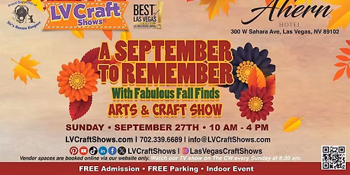 A September to Remember with Fabulous Fall Finds Arts and Craft Show