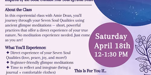 Unmask Your Soul with Amie Dean