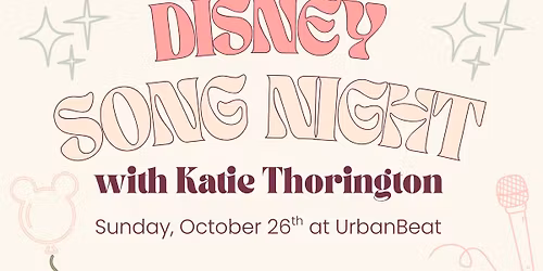 Disney Song Night with Katie Thorington