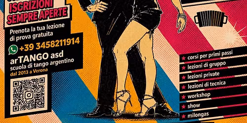 TANGO ARGENTINO a Verona con ArTango & Malanotte