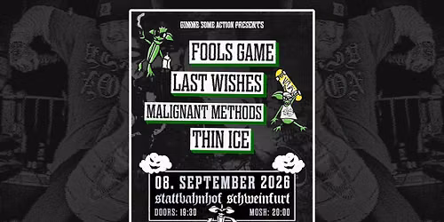 Fools Game (US), Last Wishes (UK), Malignant Methods (UK), Thin Ice