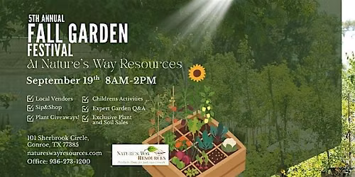 5th Annual Fall Garden Festival