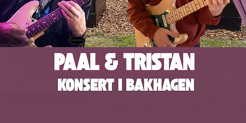 Hagekonsert med Paal og Tristan