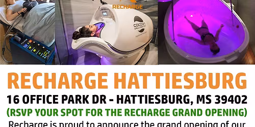 Recharge Hattiesburg Grand Opening Event