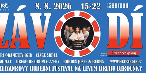 Z\u00c1VOD\u00cd 2026 - multi\u017e\u00e1nrov\u00fd hudebn\u00ed festival na lev\u00e9m b\u0159ehu Berounky