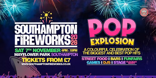 \ud83c\udf86 Southampton Fireworks 2026 \u2013 The POP EXPLOSION! \ud83c\udf86