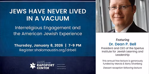 Second Annual Living the American Jewish Experience Lecture
