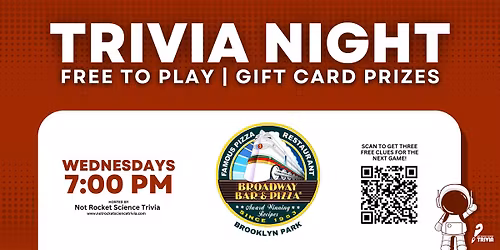Trivia Night at Broadway Bar & Pizza - Brooklyn Park
