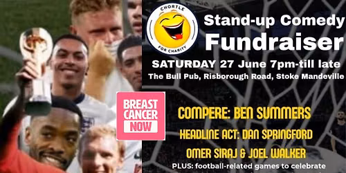 Stand-up Comedy Fundraiser for Breast Cancer Now