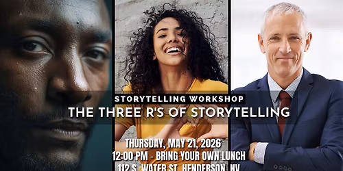Storytelling Workshop - The Three R's of Storytelling