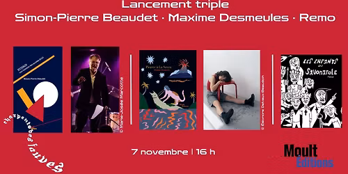 Lancement triple de Moult \u00c9ditions : Hubris + Pleurer \u00e0 La Senza + Les enfants de Savonarole